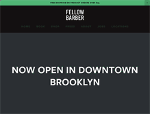 Tablet Screenshot of fellowbarber.com